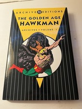 THE GOLDEN AGE HAWKMAN Vol. 1 DC ARCHIVES 2005 1st Print VF/NM picture