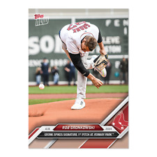 2024 Topps Now MLB #78 Rob Gronkowski First Pitch Spike Boston Red Sox - Presale picture