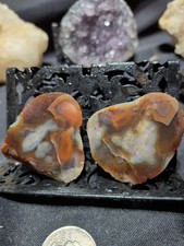 Lake Superior Agate Cut Unpolished Specimen (Total Weight 107Grams) picture