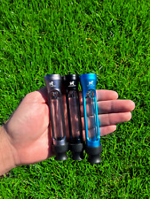 Glass One Hitter with Magnetic Bowl Cap & Silicone Mouthpiece 4.25