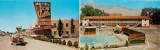 1950's MOTEL DOW VILLA, LONE PINE CA, Death Valley, Photocolor by Merle Porter picture