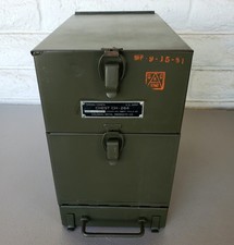 U.S. Army Signal Corps CH-264 Radio Spare Parts CHEST - WW2 / KOREAN WAR - NOS picture