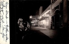 c1940s IN Indiana PA Pennsylvania Night Theatre RPPC Photo Postcard COPY picture
