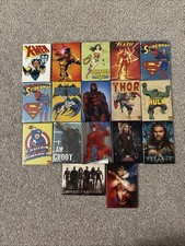 Lot 17x - Marvel + DC Magnets - Xmen Captain America Groot Thor Superman Hulk picture