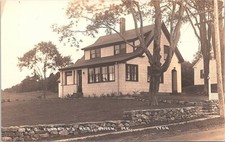 RPPC Union Maine View of H.S. Fossett's Residence early 1900s picture