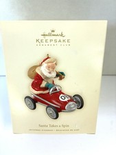 2008 Hallmark Keepsake Ornament Santa Takes a Spin A3 picture