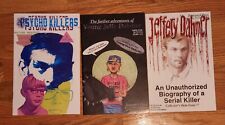Jeffrey Dahmer comic lot Psycho Killers & Unauthorized Biography + more RARE picture