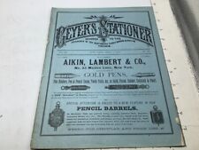orig GEYER'S STATIONER april 3, 1879 #48; 20pgs+covers- MacVicar Tellurian Globe picture