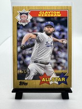 Clayton Kershaw 2022 Topps 1987 Topps All-Star 87AS-30 Dodgers Card picture