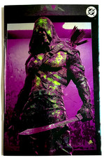ABSOLUTE GREEN ARROW #4 FOIL BJORN BARENDS EXCLUSIVE VIRGIN VARIANT 2026 DC NM picture