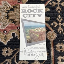 Vintage Rock City, Lookout Mtn,TN Brochure 1960s Seven States View picture