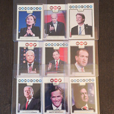 Topps Campaign 2008 Political Trading Card Lot 9 Cards picture