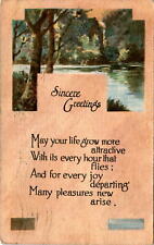 Keywords postcard vintage greeting card Mrs R E Reid 1418 Garfield St P Postcard picture