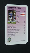 2006-2007 FOOTBALL CARD FANTASY LEAGUE ANDREW JOHNSON EVERTON TOFFEES GOODISON picture