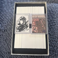 2019 Topps Art of TMNT Complete Set + Eastman Sketch Auto /50 picture
