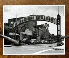 1940s San Francisco International Settlement Street Scene Later Print 8x10 Photo picture