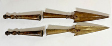 Antique WOOTZ SPEARS 1800s Bhala Period Very Old Collectible 4 PC Set RAREST picture