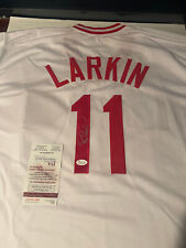Barry Larkin Cincinnati White Custom Baseball Jersey picture