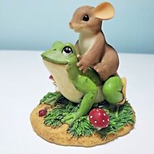 Charming Tails Fitz and Floyd 88/133 YOU MAKE ME HOPPY Ltd Ed 4095 of 5000 Frog picture