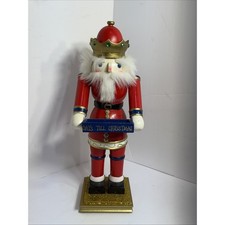 Northlight 14 In Wooden Nutcracker Days Till Christmas Countdown Sign No Blocks picture