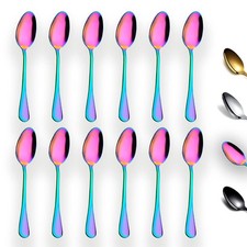 Rainbow Teaspoons 6.5