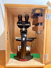 Vintage Nippon Kogaku (Nikon) Binocular Research Microscope 4x 40x 100x picture