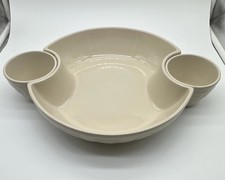Still In The Box π¦ Longaberger Chip and Dip Bowl (3-piece) in Ivory π€ picture