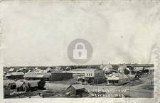 Deweese NE Nebraska Birdseye Town Bank Stores c1910 RPPC Photo Postcard COPY picture