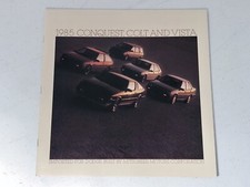 1985 DODGE CONQUEST / COLT / VISTA SALES BROCHURE CATALOG EXCELLENT CONDITION picture