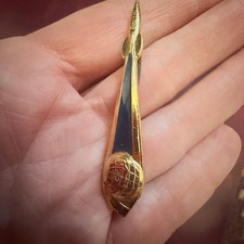 Rare Vintage USSR Space Tie Clip 