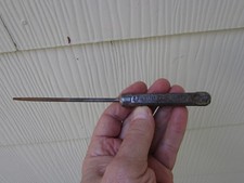 VTG METAL ICE PICK THE HUNTOON ICE CO. INC., PHONE WATKINS, PURE ICE FOR OFFICES picture