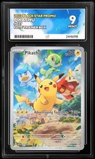 🔹ACE 9 MINT🔹Pikachu SVP027 Black Star Promo🔸Pokemon TCG Paldea Evolved 2023 picture