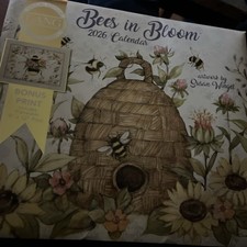 Lang Brands,  Bees in Bloom Special Edition 2026 Wall Calendar by Susan Winget picture