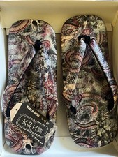 Yamato Kobo Japanese Mens Setta Sandals Traditional Pattern Made Japan picture