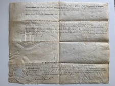 1799 Virginia Land Grant Signed by Governor James Wood – 207 Acres, Rockingham picture
