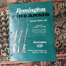 Vintage Original 1962 Remington Dealer Price List Bookletpaper advertisement EUC picture