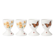 Lenox 894111 Butterfly Meadow Footed Egg Cups, Set of 4, Easter Serveware, White picture