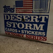1991 Topps Desert Storm Victory Series 1 Case 24 Boxes sealed. picture