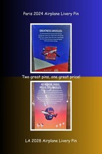 Team USA Paris 2024 & LA 2028 Delta Air Lines Pins Lot – Collectible, Bundle New picture