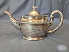 Gorham Silver Soldered Hotel Cominos & Grill Individual Teapot 8 oz Hotel Silver picture