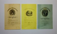 1838-39-40 YALE UNIVERSITY Junior Exhibition Invitations picture
