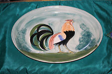 Oxney Green England Rooster Chicken Serving Platter Steve Duffy Design #2 picture