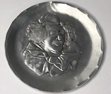 Vintage Wendell August Forge Hammered Aluminum Bozo Clown Coaster Circus picture