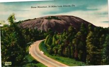 Vintage Postcard - Linen Stone Mountain 16 Miles From Atlanta Georgia GA #7805 picture