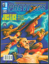 June 2005 Diamond Comics Previews Catalog DC Comics Alex Ross Justice League CVR picture