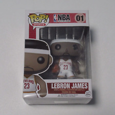 Lebron James Funko Pop #01 NBA Cleveland Cavaliers White Jersey Vinyl Figure picture