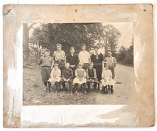 c1920 Skillin School South Portland Maine Students Antique Group Photo Named picture