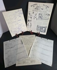 1958 USS Gilmore AS-16 Cold War Navy Service Records Sub Ron 4 Newspaper 5pc Lot picture