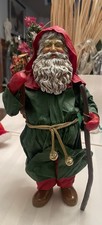 Vintage 1990 Clothique Old World Paper Mache Santa Possible Dreams Collection picture