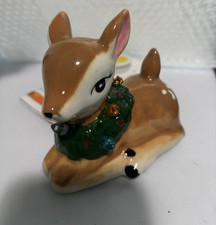 🎄Merry Moments🎄Nostalgic LED Christmas Deer Ornament Lights Up NEW picture